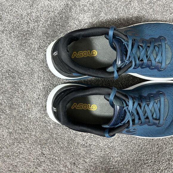 Topo Athletic Ultrafly 4 Mens Size 8.5 Navy Blue Black Running Shoes Used main image 5